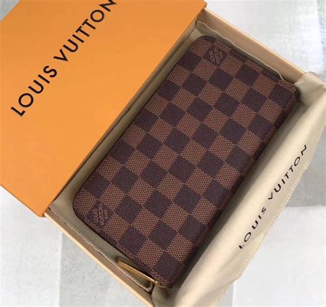 black damier louis vuitton wallet|authentic louis vuitton zippy wallet.